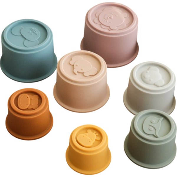Silicone Stacking Cups
